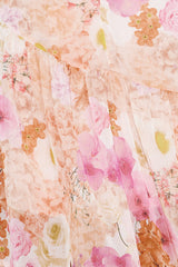 Orange Open-Back Flowy Maxi Dress - Orange - view 4