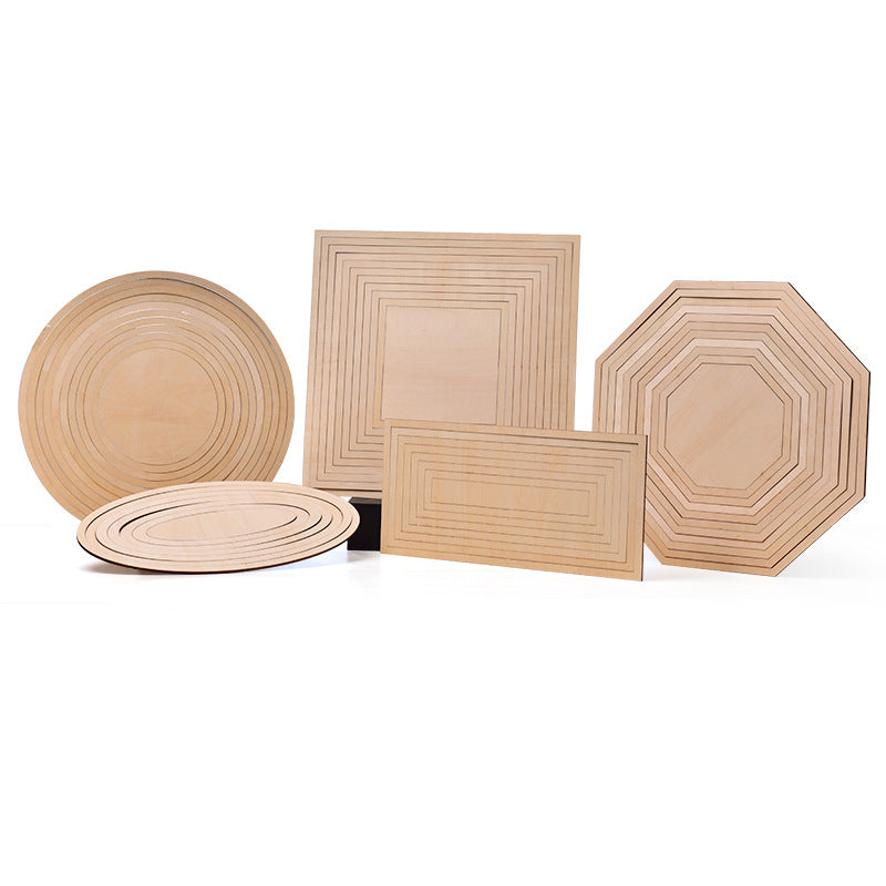 Concentric Wooden Shape Guides for Clay Work