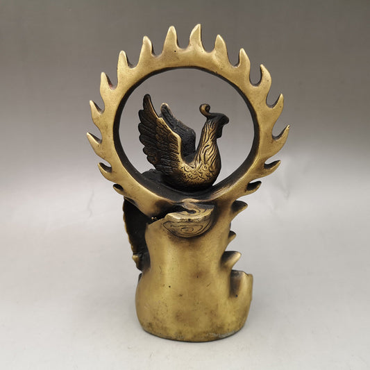 Gold-Tone Backflow Incense Burner