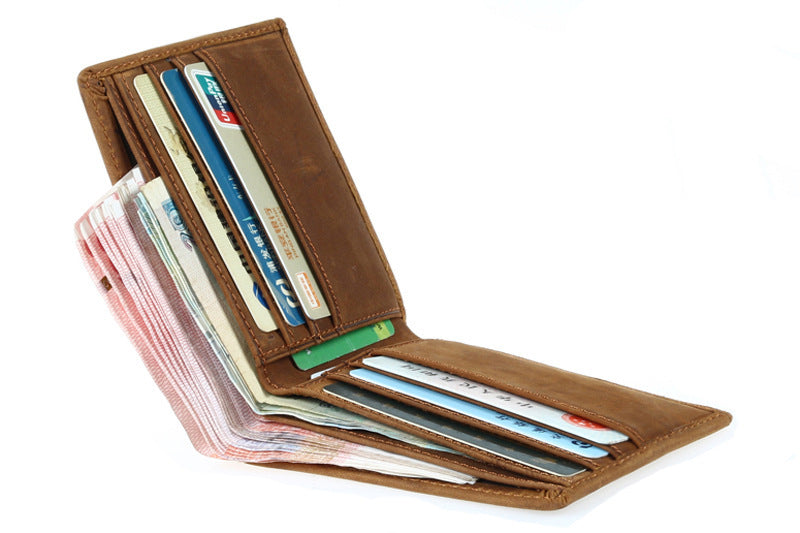 Men's Leather Bifold Wallet