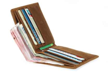 Men's Leather Bifold Wallet