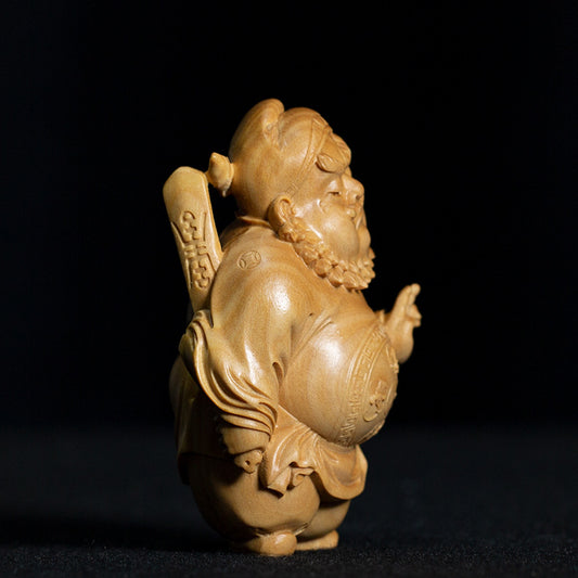Carved Wooden Figure Ornament