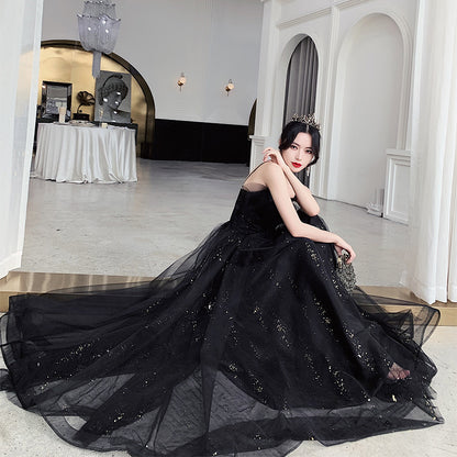 Sleeveless Chiffon Evening Dress