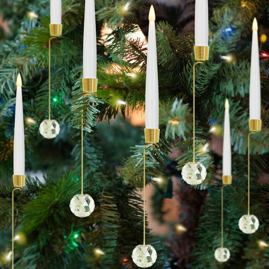 LED Christmas Candle and Hanging Ornament Set