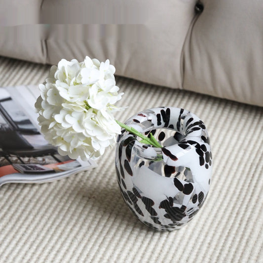 Spotted Glass Vase