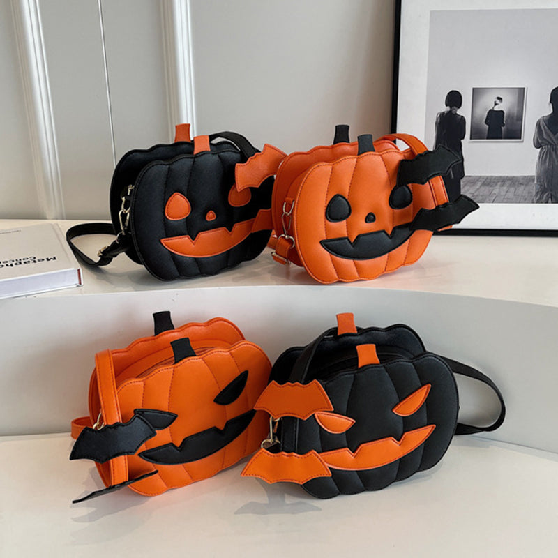 Pumpkin Shape Crossbody Bag