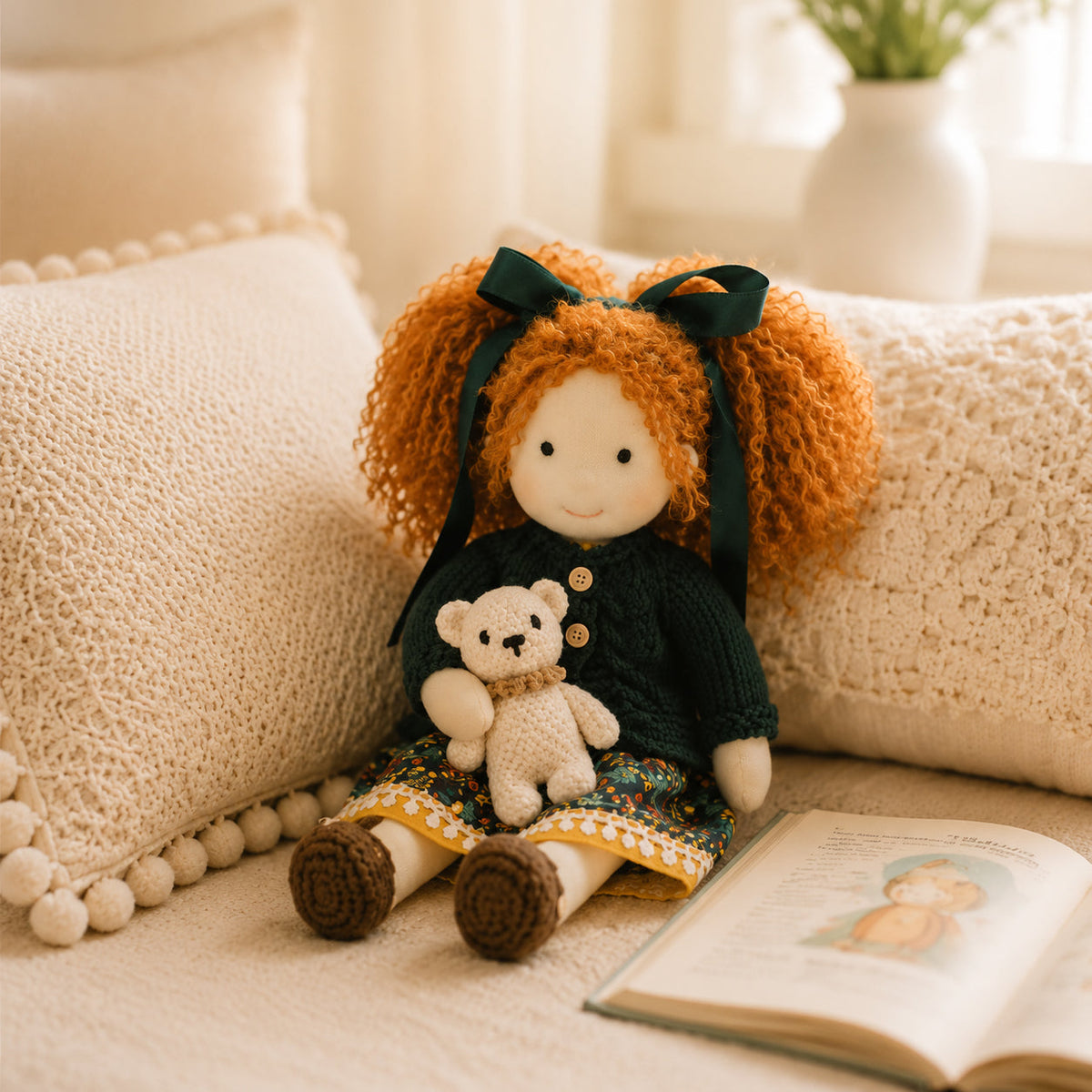 Hanne - Handmade Cloth Doll