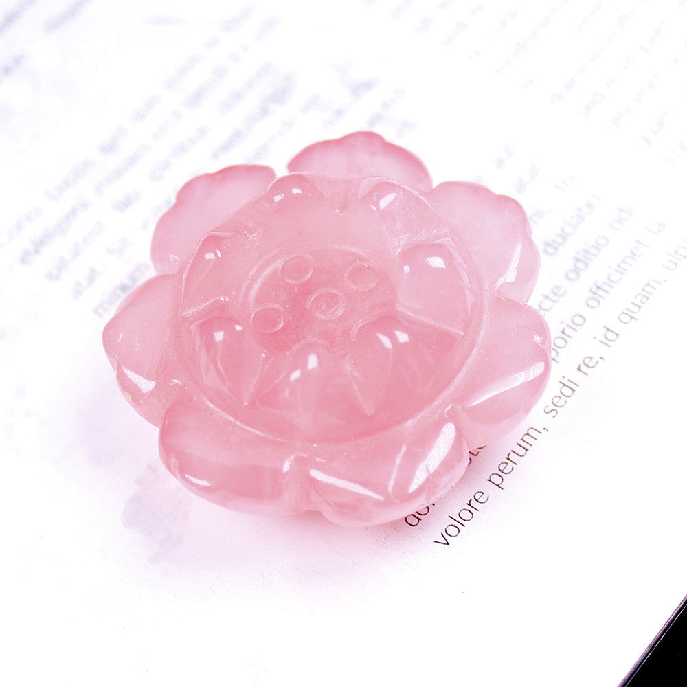 Pink Lotus-Shaped Ornament
