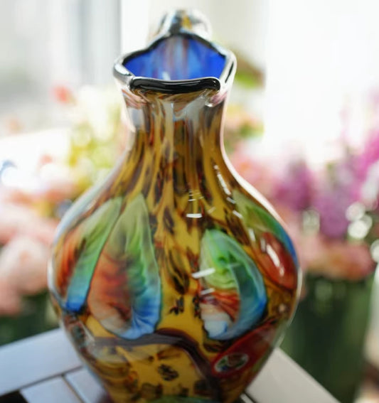 Multicolor Pitcher Vase