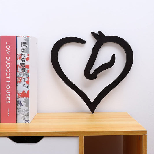 Horse Heart Metal Wall Ornament
