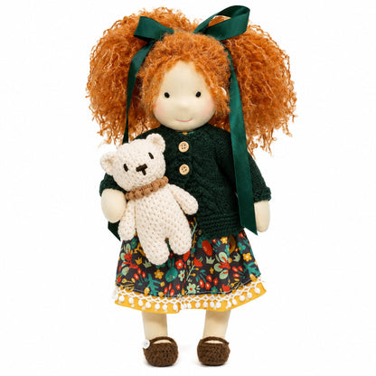 Hanne - Handmade Cloth Doll
