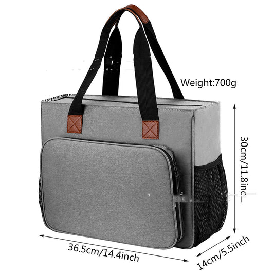 Two-Layer Embroidery Project Organizer Bag