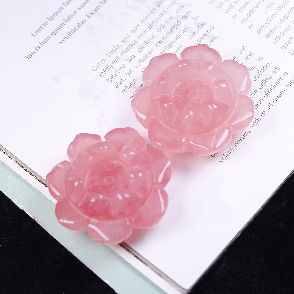 Pink Lotus-Shaped Ornament