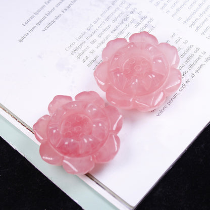 Pink Lotus-Shaped Ornament