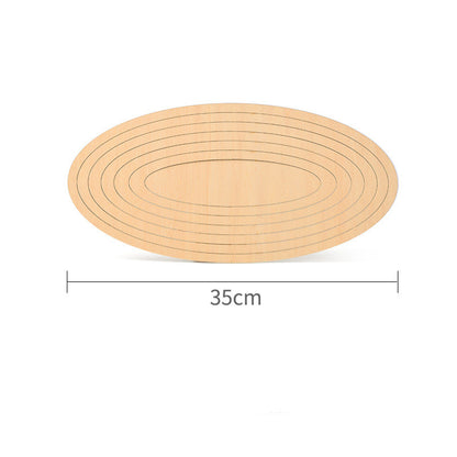 Concentric Wooden Shape Guides for Clay Work
