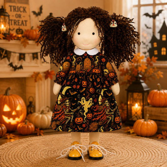 Inka - Halloween Cloth Doll with Hair Styling Kit