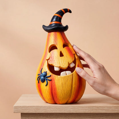Halloween Witch Hat Pumpkin Lantern