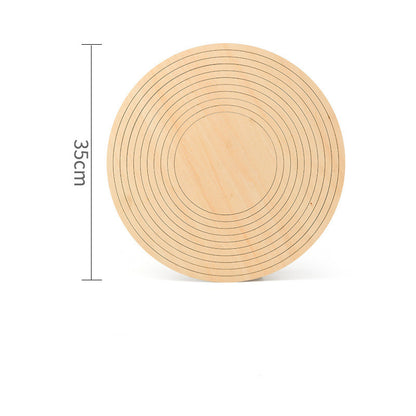 Concentric Wooden Shape Guides for Clay Work