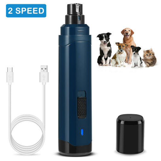 USB Rechargeable Pet Nail Grinder with Two Speeds - View 2