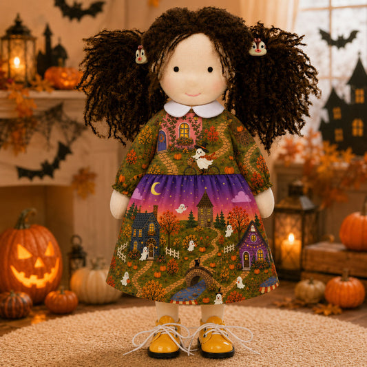 Inka - Halloween Cloth Doll with Hair Styling Kit