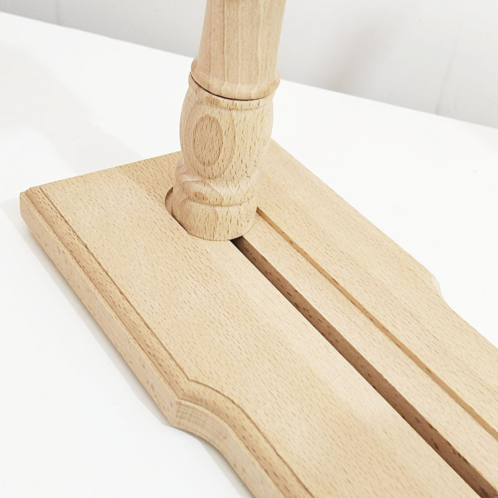 Beech Wood Desktop Embroidery Stand — 43 cm Model