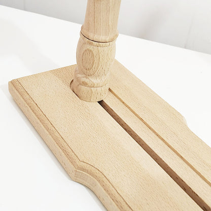 Beech Wood Desktop Embroidery Stand — 43 cm Model