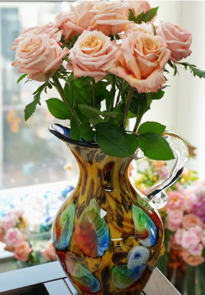 Multicolor Pitcher Vase