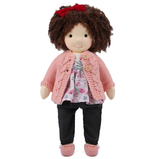 Ava - Handmade Cloth Doll