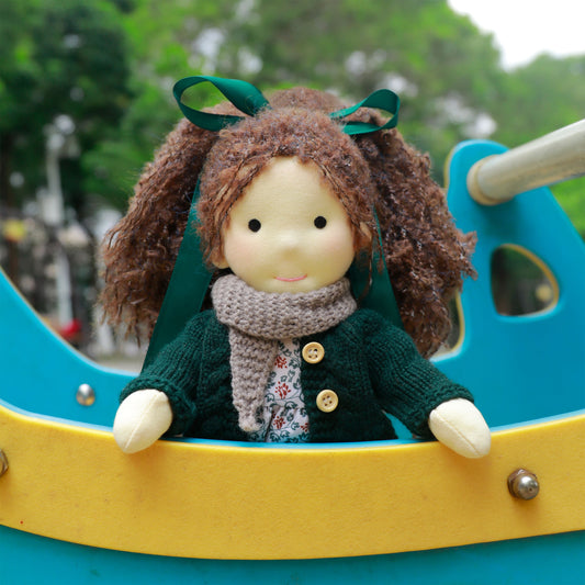 Sophia - Handmade Cloth Doll