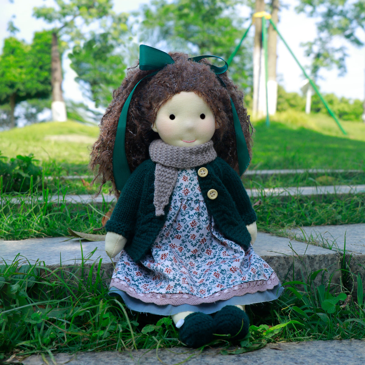 Sophia - Handmade Cloth Doll