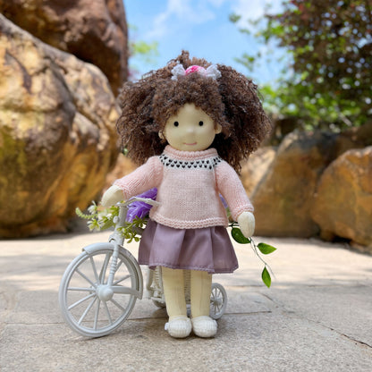 Charlotte - Handmade Cloth Doll