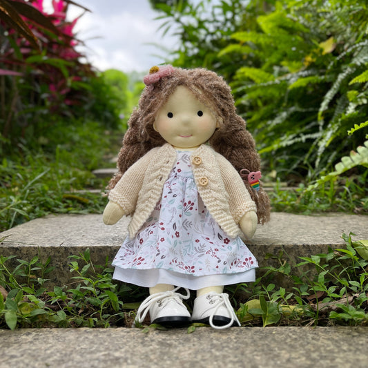 Hannah - Handmade Cloth Doll