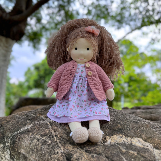 Nora - Handmade Cloth Doll