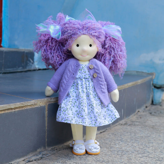 Aurora - Handmade Cloth Doll