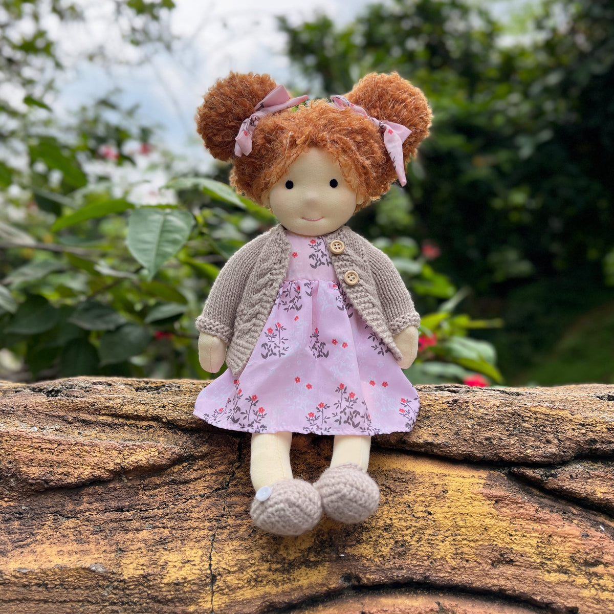 Hazel - Handmade Cloth Doll