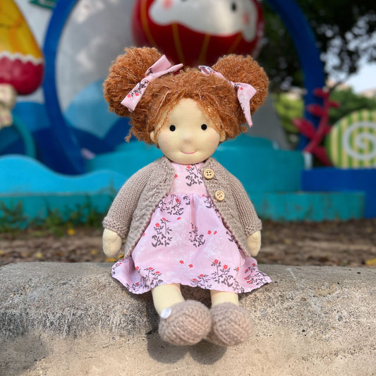 Hazel - Handmade Cloth Doll