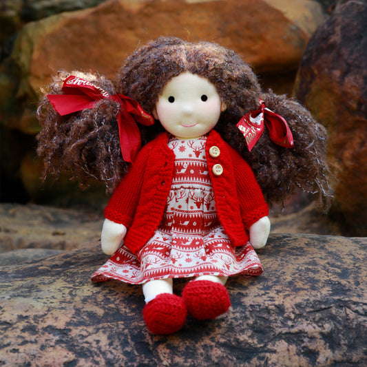 Lucy - Handmade Cloth Doll
