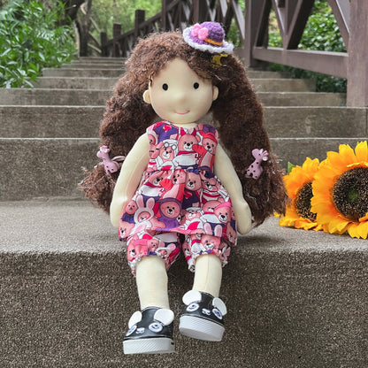 Alice - Handmade Cloth Doll