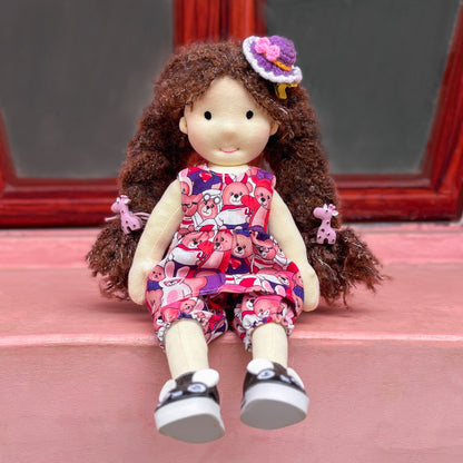 Alice - Handmade Cloth Doll