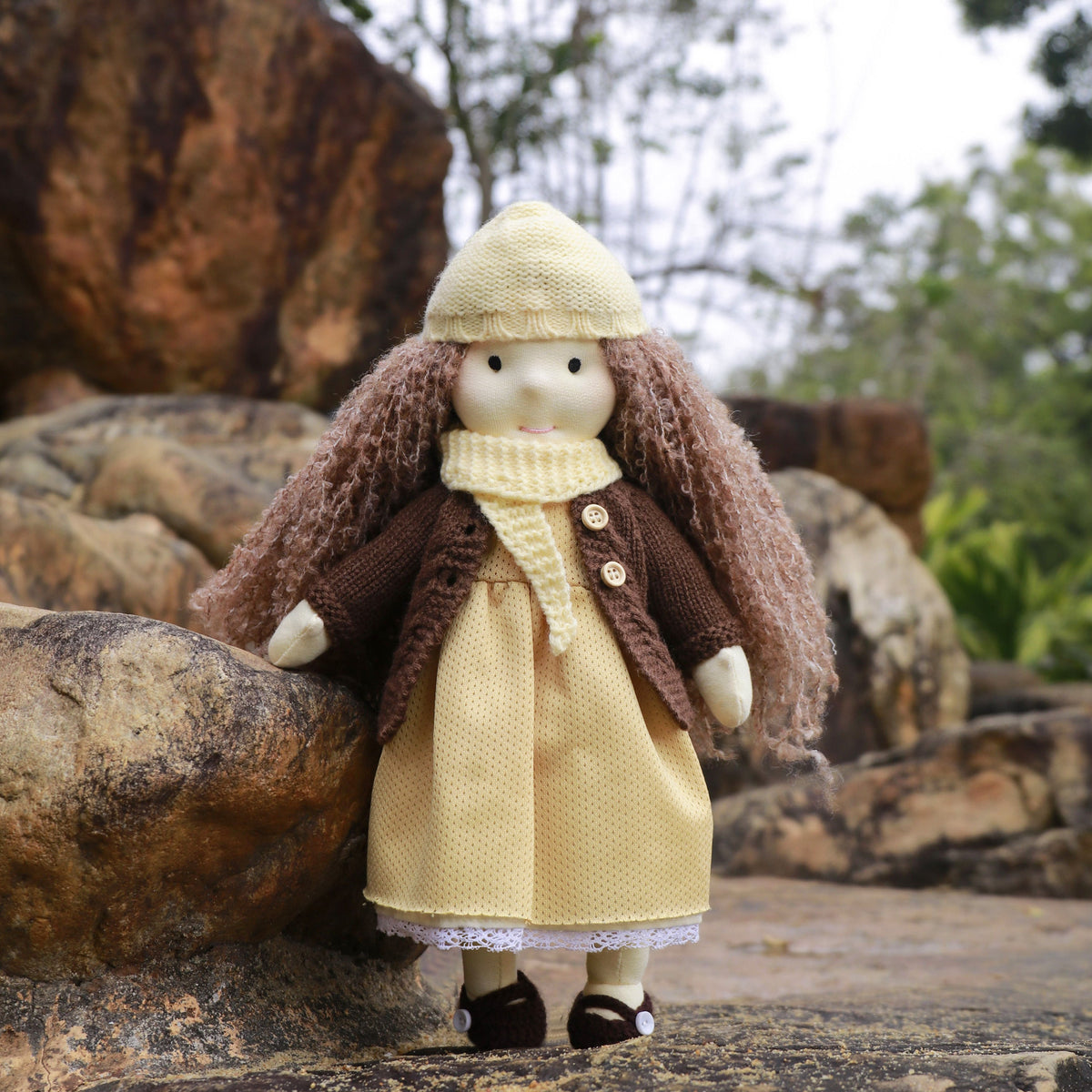 Amelia - Handmade Cloth Doll