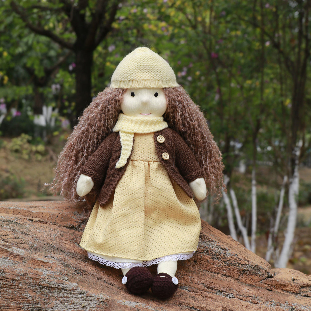 Amelia - Handmade Cloth Doll