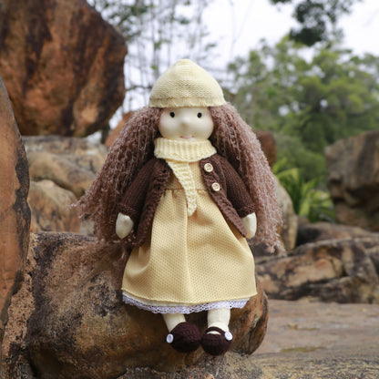 Amelia - Handmade Cloth Doll