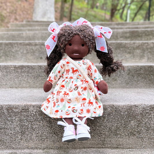 Lulu - Handmade Cloth Doll