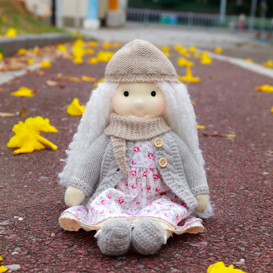 Leila - Handmade Cloth Doll