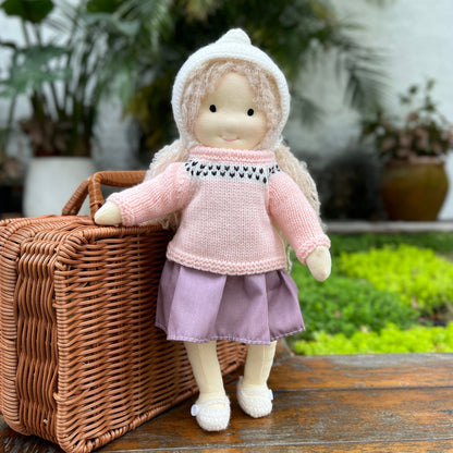 Malvina - Handmade Cloth Doll