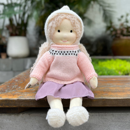 Malvina - Handmade Cloth Doll