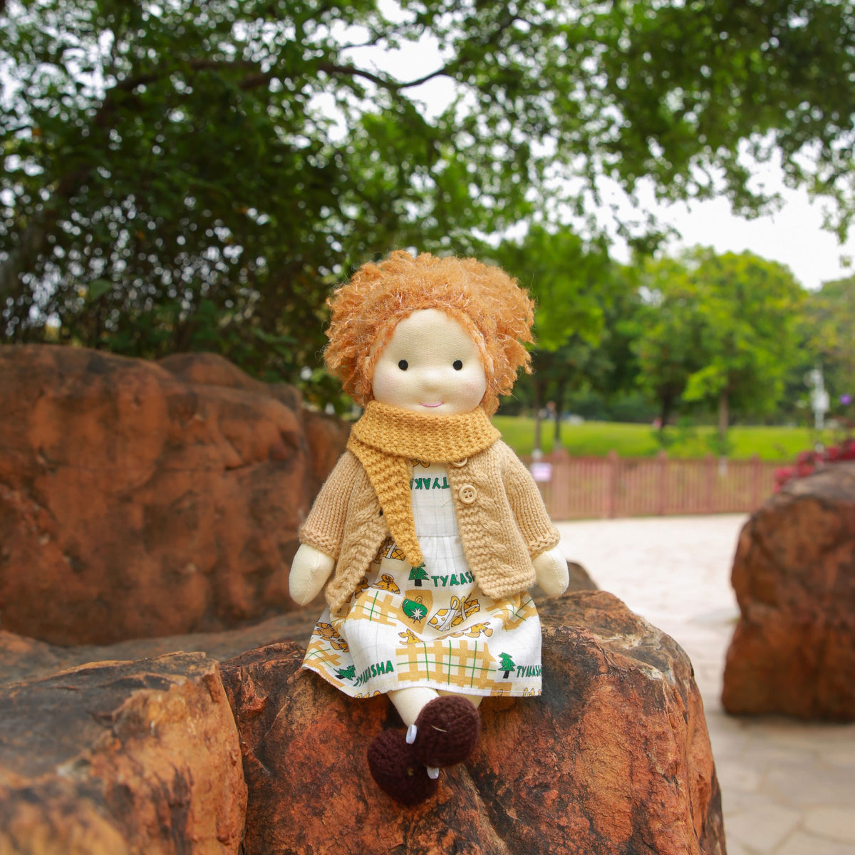 Mia - Handmade Cloth Doll