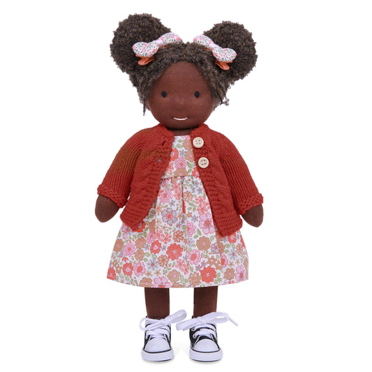 Evelyn - Handmade Cloth Doll