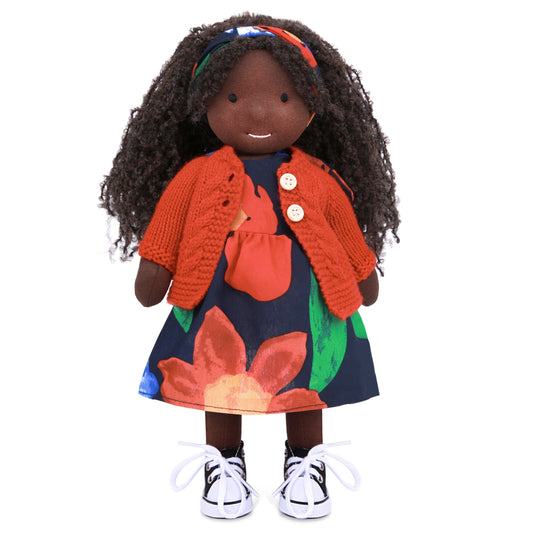 Scarlett - Handmade Cloth Doll