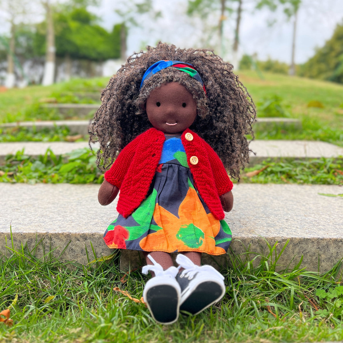Scarlett - Handmade Cloth Doll